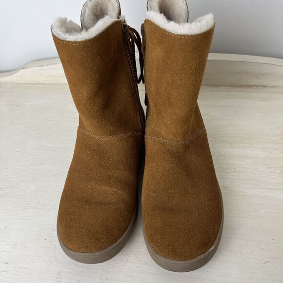 Koolaburra by UGG Shazi Short Tie Womens Size 7 Brown Classic Boots 1019361 Warm - Picture 12 of 12